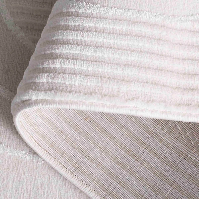 Ivory Lunetta Contemporary Area Rug
