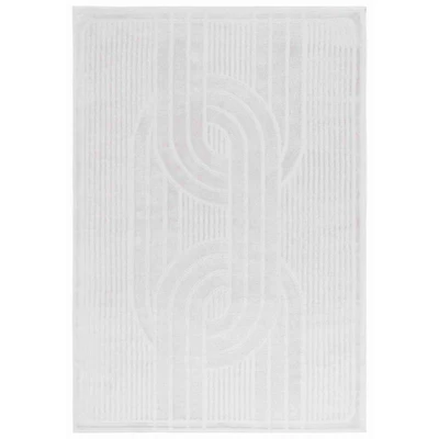 Ivory Onne Contemporary Area Rug