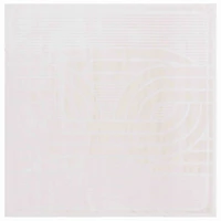 Ivory Onne Contemporary Square Area Rug, 6x6