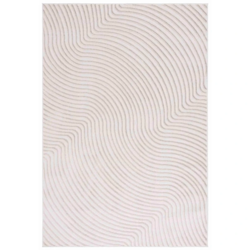 Ivory Mirlinda Contemporary Area Rug