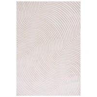 Ivory Mirlinda Contemporary Area Rug