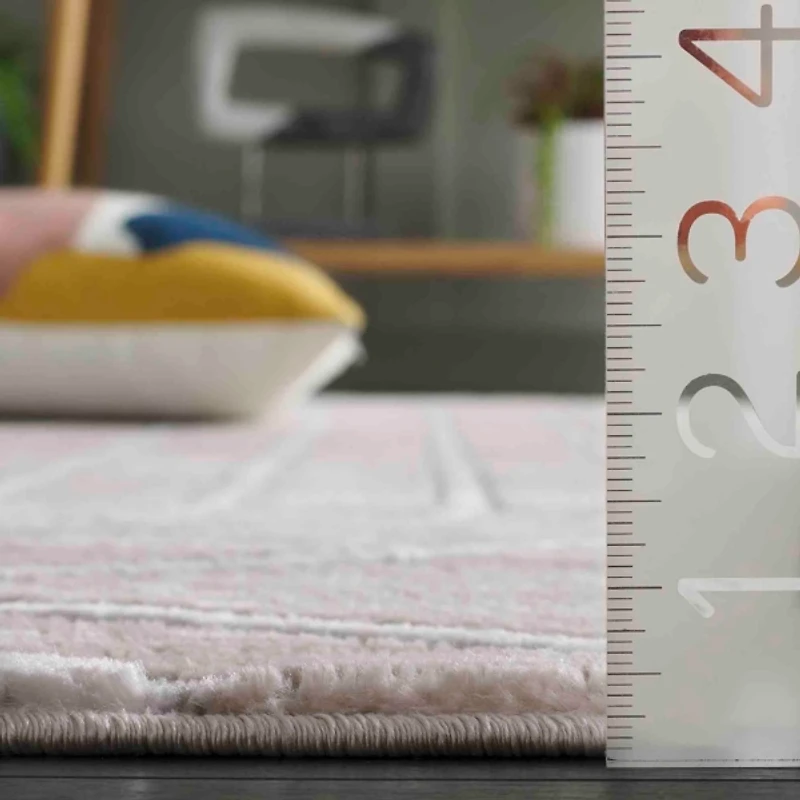 Beige Elselore Contemporary Runner, 2x8