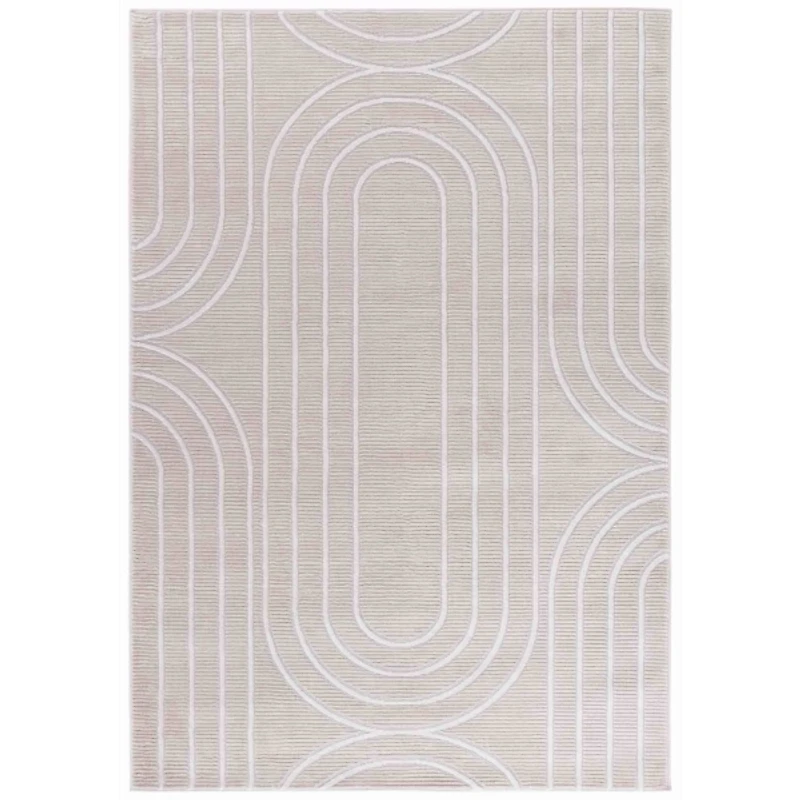 Beige Elselore Contemporary Area Rug