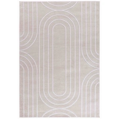 Beige Elselore Contemporary Area Rug