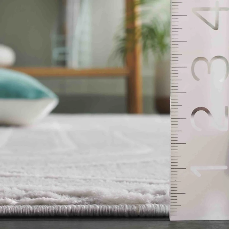 Gray Elselore Contemporary Area Rug