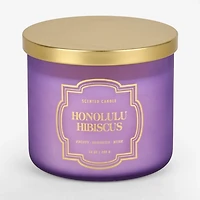 Pink Honolulu Hibiscus 3-Wick Jar Candle