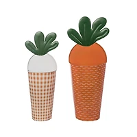 Easter Carrot Decorative Tins, Set of 2
