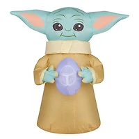 Baby Yoda Inflatable Easter Decoration