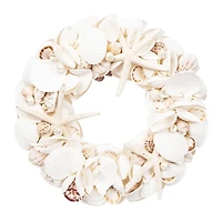 Sandy Coastal Shell Wreath
