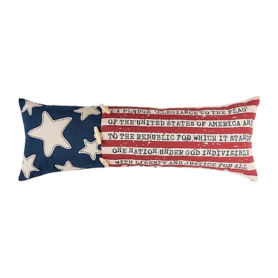 Pledge of Allegiance Lumbar Pillow