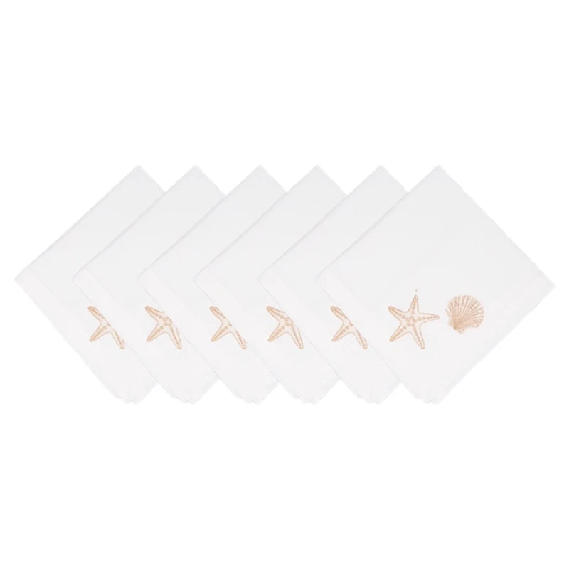Sandy Coast Napkins, Set of 6