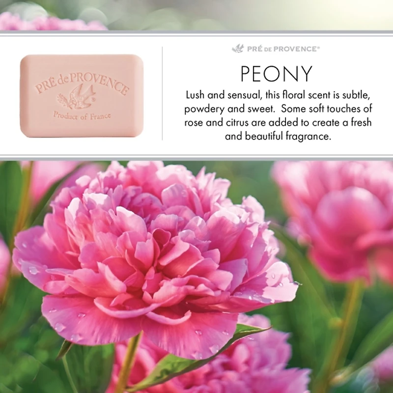 French Milled Peony 2-pc. Bar Soap Set