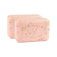 French Milled Rose Petal 2-pc. Bar Soap Set