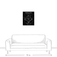 Baseball Field Layout Canvas Art Print