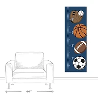 Sports Growth Chart Canvas Art Print