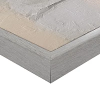 Pink Floral Collage Framed Canvas Art Print