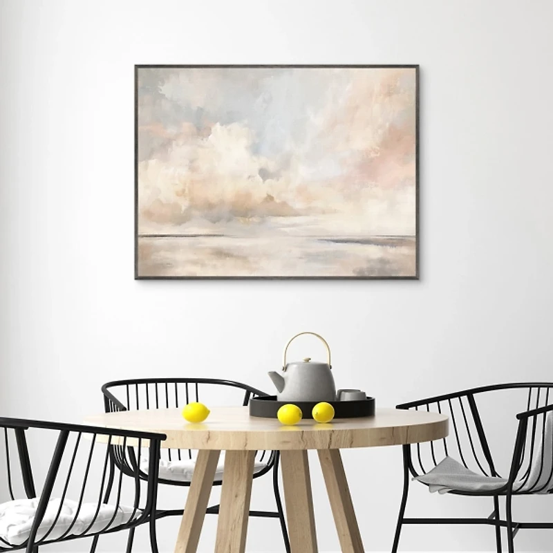 Soft Skies Framed Canvas Art Print