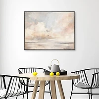 Soft Skies Framed Canvas Art Print
