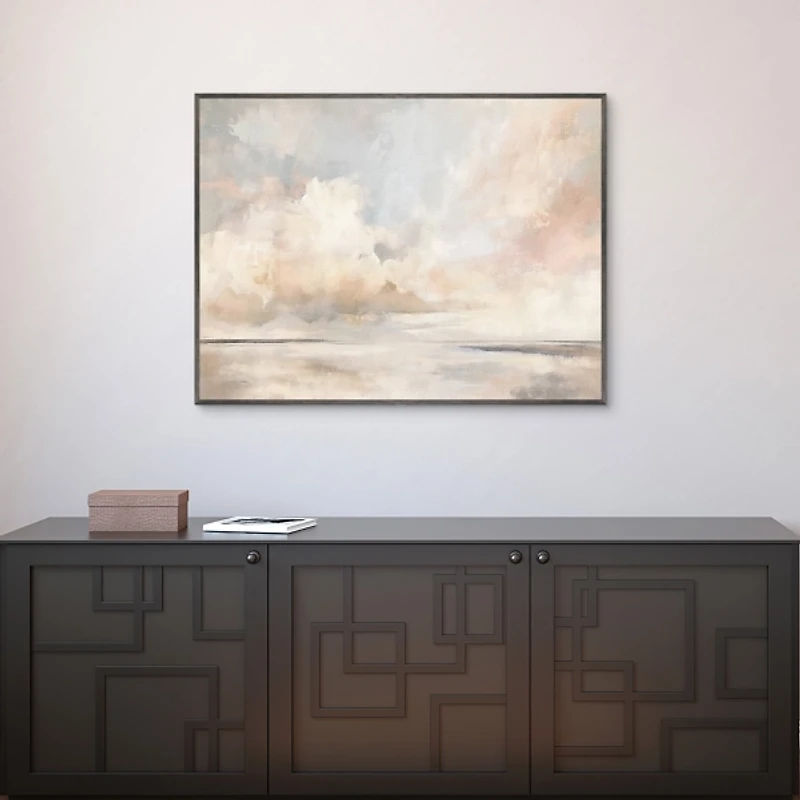 Soft Skies Framed Canvas Art Print