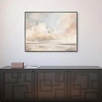 Soft Skies Framed Canvas Art Print