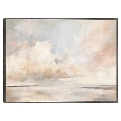 Soft Skies Framed Canvas Art Print