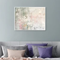 Weathered Pastels II Framed Canvas Art Print