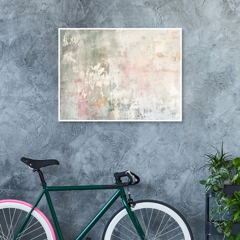 Weathered Pastels II Framed Canvas Art Print