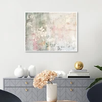 Weathered Pastels II Framed Canvas Art Print