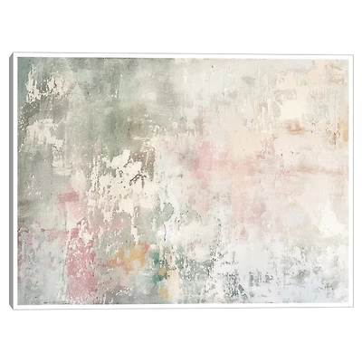 Weathered Pastels II Framed Canvas Art Print