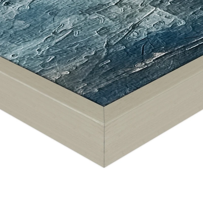 Abstract Seascape Framed Canvas Art Print