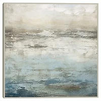 Abstract Seascape Framed Canvas Art Print