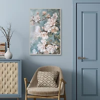 European Florals Framed Canvas Art Print