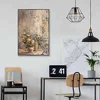 Set Table Framed Canvas Art Print