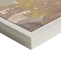 Boats on the Bank Framed Canvas Art Print