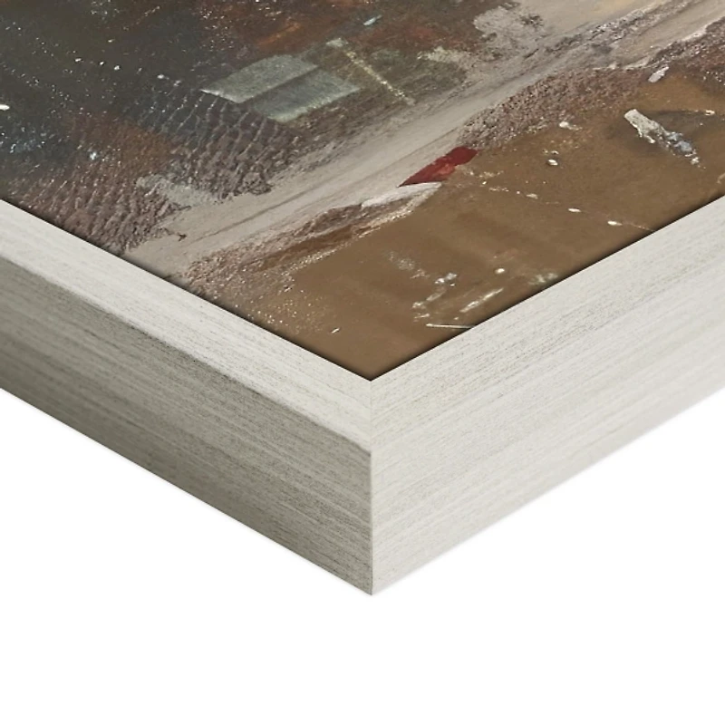 European Blooms Framed Canvas Art Print