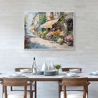 Flower Market II Framed Canvas Art Print