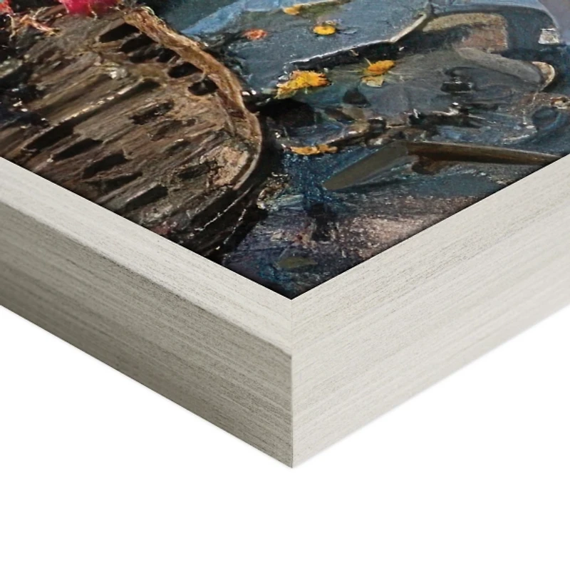 Flower Market II Framed Canvas Art Print