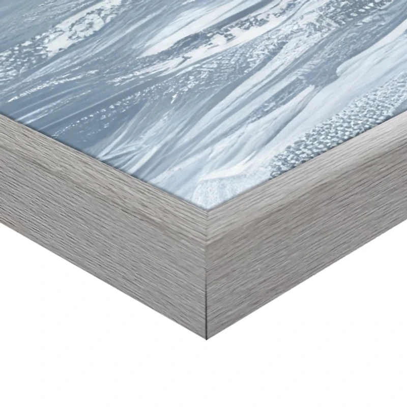 Picturesque Coast Framed Canvas Art Print