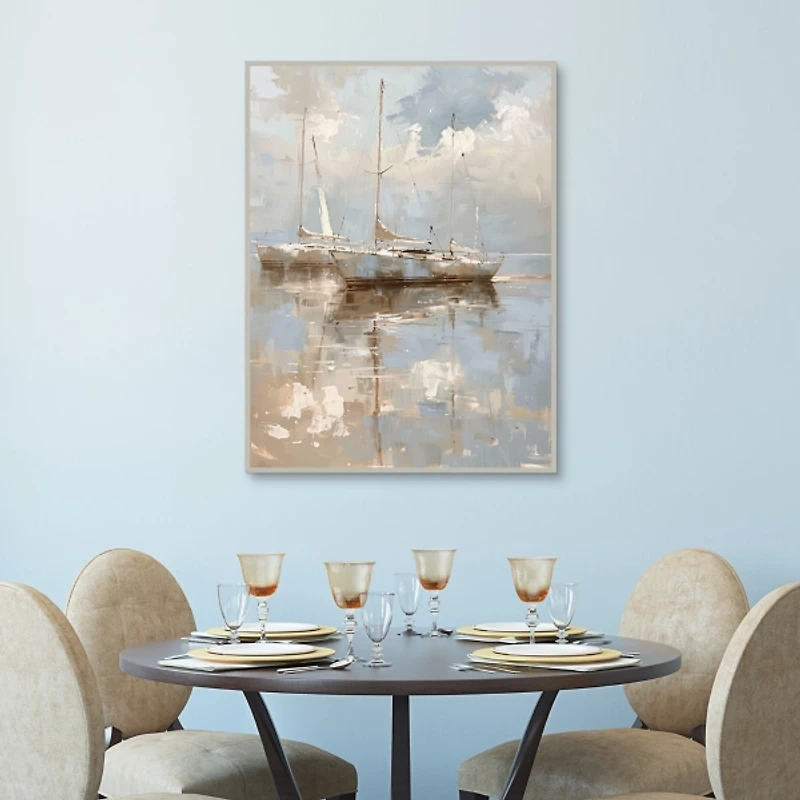 Race Day Framed Canvas Art Print