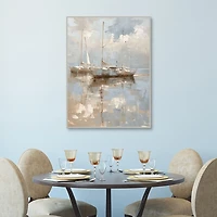 Race Day Framed Canvas Art Print