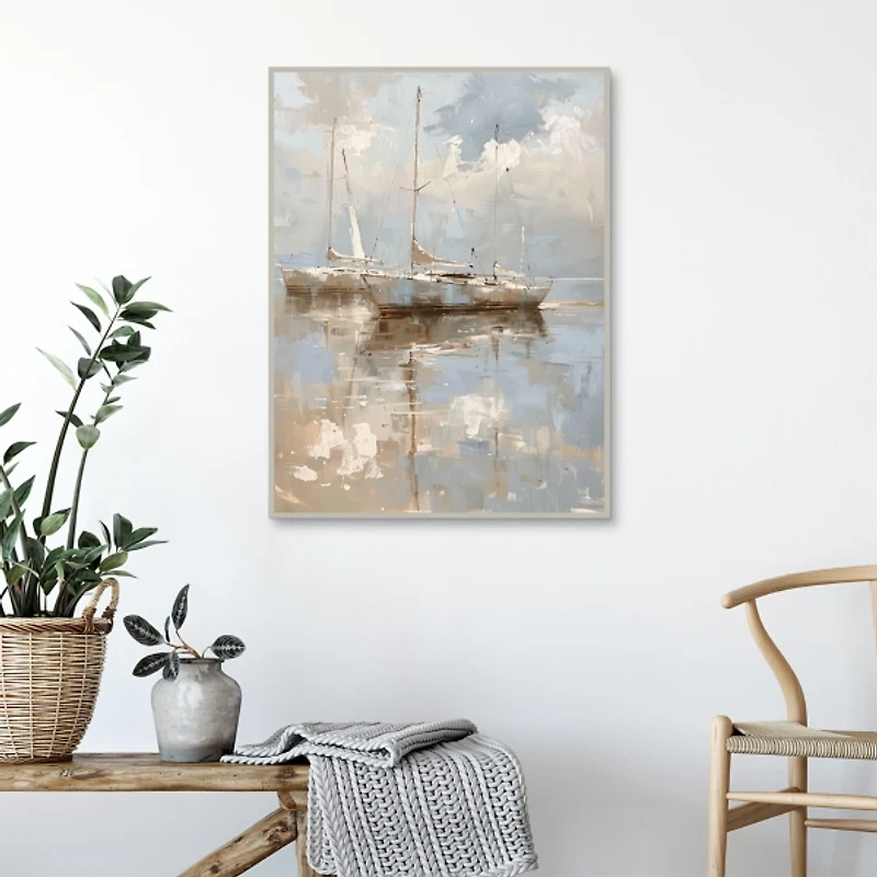 Race Day Framed Canvas Art Print