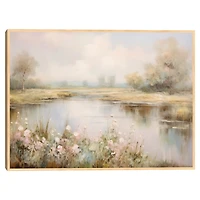 Still Waters Framed Canvas Art Print