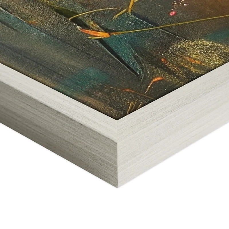 Sunshine Meadow Framed Canvas Art Print