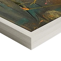 Sunshine Meadow Framed Canvas Art Print