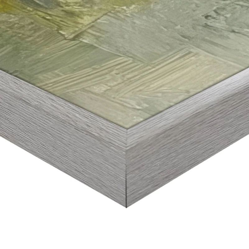 Textured River Framed Canvas Art Print