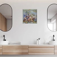 Roses in a Window Canvas Art Print