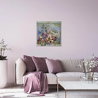 Roses in a Window Canvas Art Print