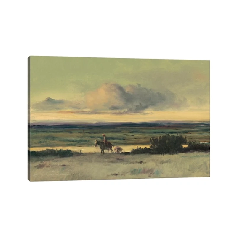 Crossing the Rio Canvas Art Print