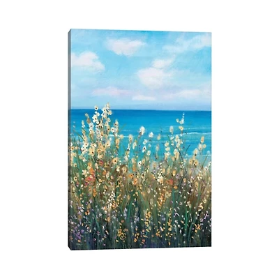 Flowers at the Coast Canvas Art Print