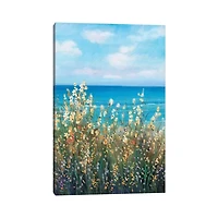 Flowers at the Coast Canvas Art Print